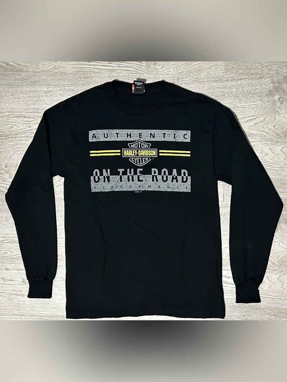 2023 Harley-Davidson Black Long Sleeve 'Authentic On The Road' Tee